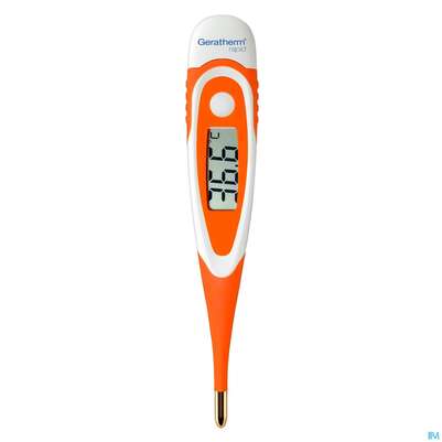 Sie sehen eine Packung Thermometer-fieber Digital Geratherm 9sec Rapid 1st, Produktbild: 04 Thermometer-fieber Digital Geratherm 9sec Rapid 1st, A-Nr.: 3253701 - 04