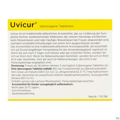 Uvicur Ueberzogene Tabl 40st, A-Nr.: 5543372 - 04