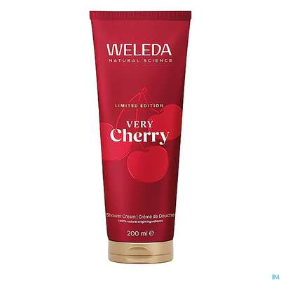 Sie sehen eine Packung Weleda Very Cherry Shower Cream 200ml, Produktbild: 01 Weleda Very Cherry Shower Cream 200ml, A-Nr.: 5947767 - 01