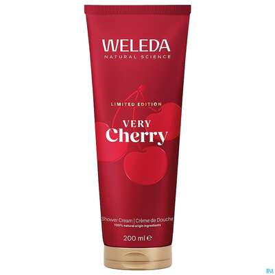 Sie sehen eine Packung Weleda Very Cherry Shower Cream 200ml, Produktbild: 02 Weleda Very Cherry Shower Cream 200ml, A-Nr.: 5947767 - 02