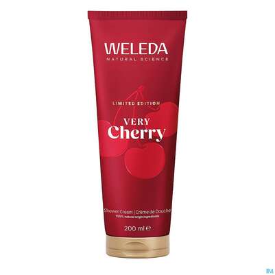 Sie sehen eine Packung Weleda Very Cherry Shower Cream 200ml, Produktbild: 03 Weleda Very Cherry Shower Cream 200ml, A-Nr.: 5947767 - 03