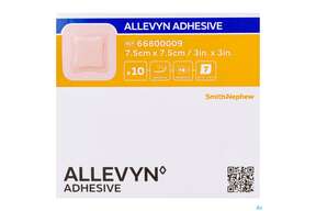 Wundverband Allevyn/polyurethan Adhesive 7,5x 7,5cm -smith 10st, A-Nr.: 1811278 - 01
