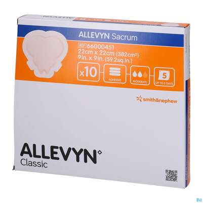 Wundverband Allevyn/sacrum 22x 22cm 10st, A-Nr.: 2203730 - 02