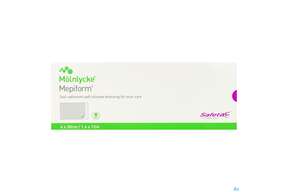 Wundverband Mepiform Silikonverband Selbsthaftend 4x 30cm 5st, A-Nr.: 2211770 - 01
