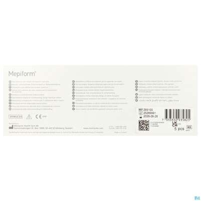 Wundverband Mepiform Silikonverband Selbsthaftend 4x 30cm 5st, A-Nr.: 2211770 - 03