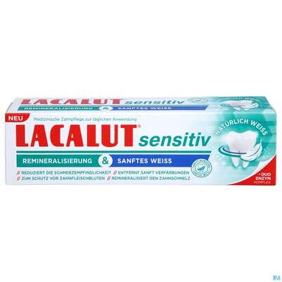 Zahncreme Lacalut/sensitiv Remineralisierung Sanftes Weiss 75ml, A-Nr.: 5754548 - 01