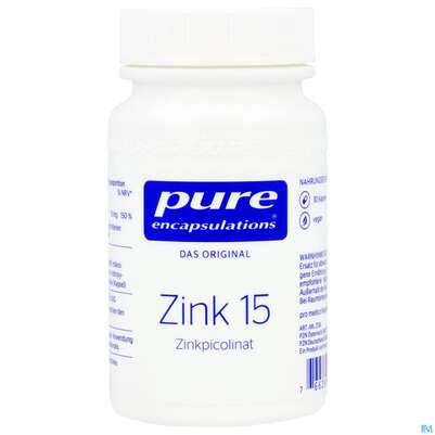 Zink Kapseln 15 Zinkpicolinat Pure Encapsulationsz13a 30st, A-Nr.: 5907779 - 02