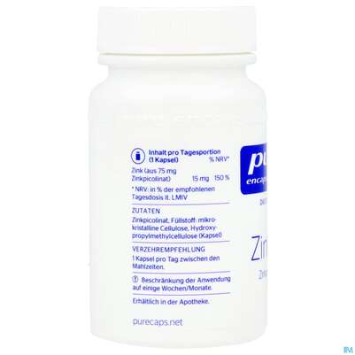 Zink Kapseln 15 Zinkpicolinat Pure Encapsulationsz13a 30st, A-Nr.: 5907779 - 05