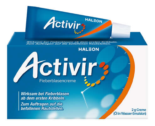 Activir Fieberblasencreme 2g Tube, A-Nr.: 3509750 - 01