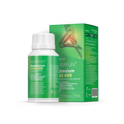 ACURAFLEX® Magnesium Citrat 400 – 100 Kapseln mit 400 mg Magnesium, A-Nr.: 6130755 - 01