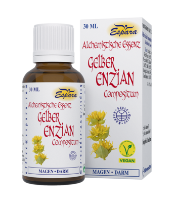 Sie sehen eine Packung Espara Gelber Enzian Compositum Alchemistische Essenz, Produktbild: 01 Espara Gelber Enzian Compositum Alchemistische Essenz, A-Nr.: 4039973 - 01