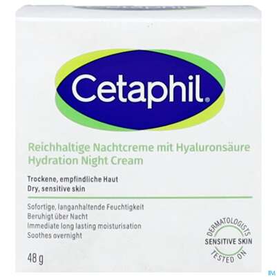 Cetaphil Nachtcreme +hyaluronsaeure Reichhalt 48ml, A-Nr.: 4839343 - 01