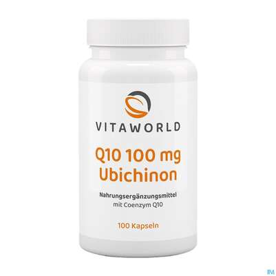 Coenzym Q10 Kapseln 100mg Vegan Ubichinon Vita World 100st, A-Nr.: 4836362 - 04