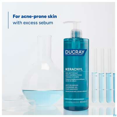 Ducray Keracnyl Schäumendes Waschgel 400ml, A-Nr.: 5564405 - 10