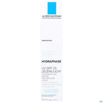 Sie sehen eine Packung La Roche Posay Hydraphase/ha Feuchtigkeitscreme Uv Leicht 40ml, Produktbild: 04 La Roche Posay Hydraphase/ha Feuchtigkeitscreme Uv Leicht 40ml, A-Nr.: 5716016 - 04