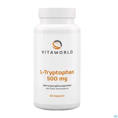 L-tryptophan Kapseln 500mg -naturheilp. 60st, A-Nr.: 4846596 - 01