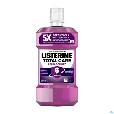 Sie sehen eine Packung Mundwasser/spuelung Listerine Total Care Zahnschutz 500ml, Produktbild: 04 Mundwasser/spuelung Listerine Total Care Zahnschutz 500ml, A-Nr.: 3499276 - 04