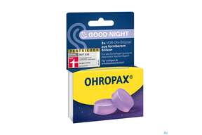 Ohrenschutz Ohropax Schlafstoepsel Silicon Gute Nacht Lavendel 8st, A-Nr.: 5756820 - 01