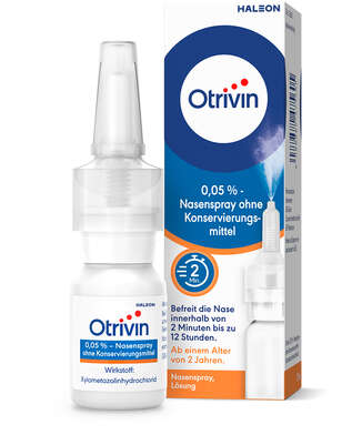 Otrivin 0,05% Nasenspray ohne Konservierungsmittel, A-Nr.: 2475606 - 01