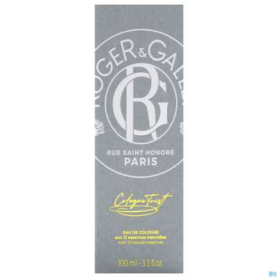 Sie sehen eine Packung Roger & Gallet Cologne Twist Eau De Cologne 100ml, Produktbild: 02 Roger & Gallet Cologne Twist Eau De Cologne 100ml, A-Nr.: 5931157 - 02