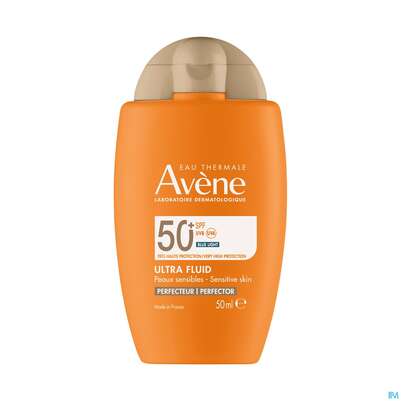 Sie sehen eine Packung Sonnenprodukte Avene Ultra/fluid Pefector Lf50+ 50ml, Produktbild: 05 Sonnenprodukte Avene Ultra/fluid Pefector Lf50+ 50ml, A-Nr.: 5826420 - 05
