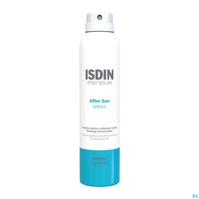 Sie sehen eine Packung Sonnenprodukte Isdin/post-solar After Sun Spray 200ml, Produktbild: 01 Sonnenprodukte Isdin/post-solar After Sun Spray 200ml, A-Nr.: 5570162 - 01