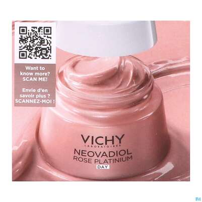 Sie sehen eine Packung Vichy Neovadiol Rose Platinium 50ml, Produktbild: 10 Vichy Neovadiol Rose Platinium 50ml, A-Nr.: 4732214 - 10
