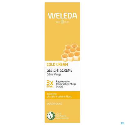 Sie sehen eine Packung Weleda Cold Cream Gesichtscreme 30ml, Produktbild: 04 Weleda Cold Cream Gesichtscreme 30ml, A-Nr.: 1605633 - 04