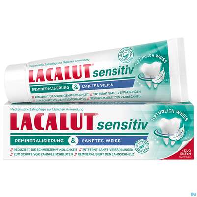 Zahncreme Lacalut/sensitiv Remineralisierung Sanftes Weiss 75ml, A-Nr.: 5754548 - 06