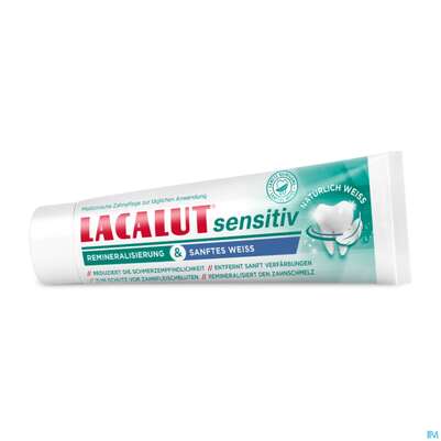 Zahncreme Lacalut/sensitiv Remineralisierung Sanftes Weiss 75ml, A-Nr.: 5754548 - 07