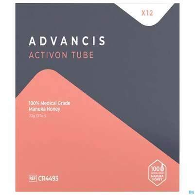 Sie sehen eine Packung Activon Antibacterial Manuka Honig Tube 20g 4st, Produktbild: 01 Activon Antibacterial Manuka Honig Tube 20g 4st, A-Nr.: 5710025 - 01