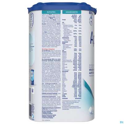 Aptamil Milch-fertignahrung Anti-reflux Spezialnahrung 800g, A-Nr.: 4882209 - 05