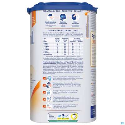 Aptamil Milch-fertignahrung Comfort Spezialnahrung 800g, A-Nr.: 4882215 - 07