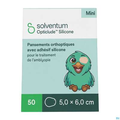 Augenpflaster Opticlude Silicone/girl Mini 5x 6cm 2737pg 50st, A-Nr.: 4531131 - 01
