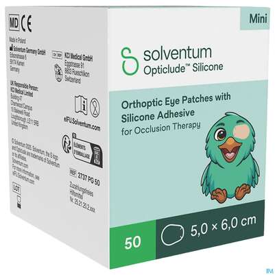 Augenpflaster Opticlude Silicone/girl Mini 5x 6cm 2737pg 50st, A-Nr.: 4531131 - 05