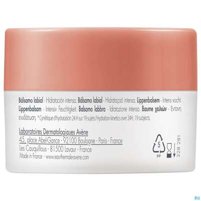 Sie sehen eine Packung Avene Basislinie Feuchtigkeitsspendender Lippenbalsam Tiege 10ml, Produktbild: 03 Avene Basislinie Feuchtigkeitsspendender Lippenbalsam Tiege 10ml, A-Nr.: 5939727 - 03