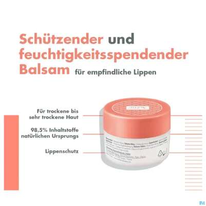 Avene Basislinie Feuchtigkeitsspendender Lippenbalsam Tiege 10ml, A-Nr.: 5939727 - 10