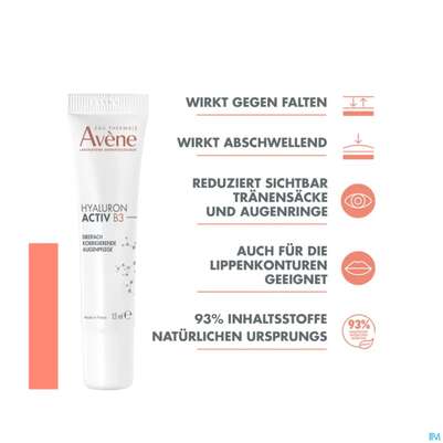 Avene Hyaluron Activ B3 Augencreme/neu 15ml, A-Nr.: 5882654 - 07