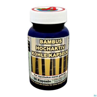 Bambus Hochaktiv Kohle Kapseln 100% Bambus Kohlepulver Aktiviert 50st, A-Nr.: 5066251 - 04