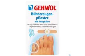 Huehneraugen Schutzpflaster +salicyl Gehwol 64168 8st, A-Nr.: 5915951 - 01