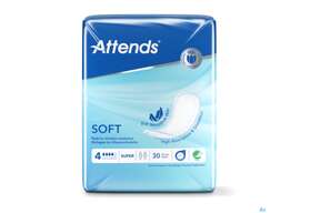 Inkontinenz Attends Einlagen Soft 4 Super 30st, A-Nr.: 4577328 - 01