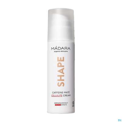 Sie sehen eine Packung Madara Shape Cellulite Cream Caffeine-mate 150ml, Produktbild: 02 Madara Shape Cellulite Cream Caffeine-mate 150ml, A-Nr.: 5437641 - 02