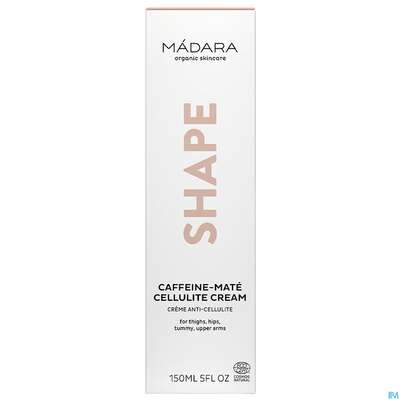 Sie sehen eine Packung Madara Shape Cellulite Cream Caffeine-mate 150ml, Produktbild: 03 Madara Shape Cellulite Cream Caffeine-mate 150ml, A-Nr.: 5437641 - 03