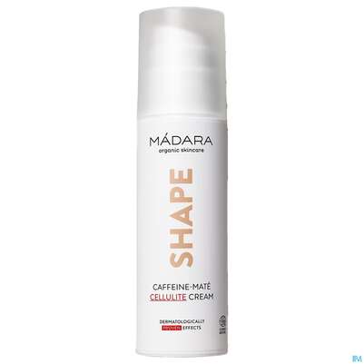 Sie sehen eine Packung Madara Shape Cellulite Cream Caffeine-mate 150ml, Produktbild: 06 Madara Shape Cellulite Cream Caffeine-mate 150ml, A-Nr.: 5437641 - 06