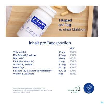 Pure Encapsulations Kapseln B-complex Bce3a 30st, A-Nr.: 5907785 - 09