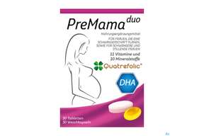 Quatrefolic Premama Duo Tabletten+weichkapseln 30st, A-Nr.: 5974020 - 01
