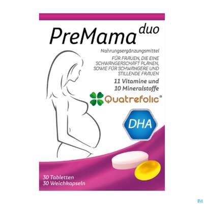 Quatrefolic Premama Duo Tabletten+weichkapseln 30st, A-Nr.: 5974020 - 01
