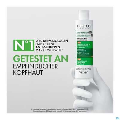 Sie sehen eine Packung Shampoon Vichy/dercos 2in1 Shampoon +conditioner 390ml, Produktbild: 14 Shampoon Vichy/dercos 2in1 Shampoon +conditioner 390ml, A-Nr.: 5847876 - 14