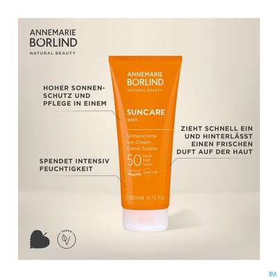 Sie sehen eine Packung Sonnenprodukte Boerlind Sun Suncare Body Sonnencreme Lsf50 60390 200ml, Produktbild: 08 Sonnenprodukte Boerlind Sun Suncare Body Sonnencreme Lsf50 60390 200ml, A-Nr.: 5953348 - 08