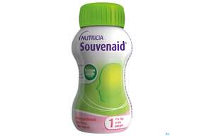 Souvenaid 125ml Vitalflasche Erdbeere 4st, A-Nr.: 4133583 - 01